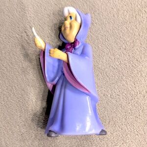 Vintage Disney Cinderella Fairy Godmother 3.5" Figure Cake Topper PVC Figurine !
